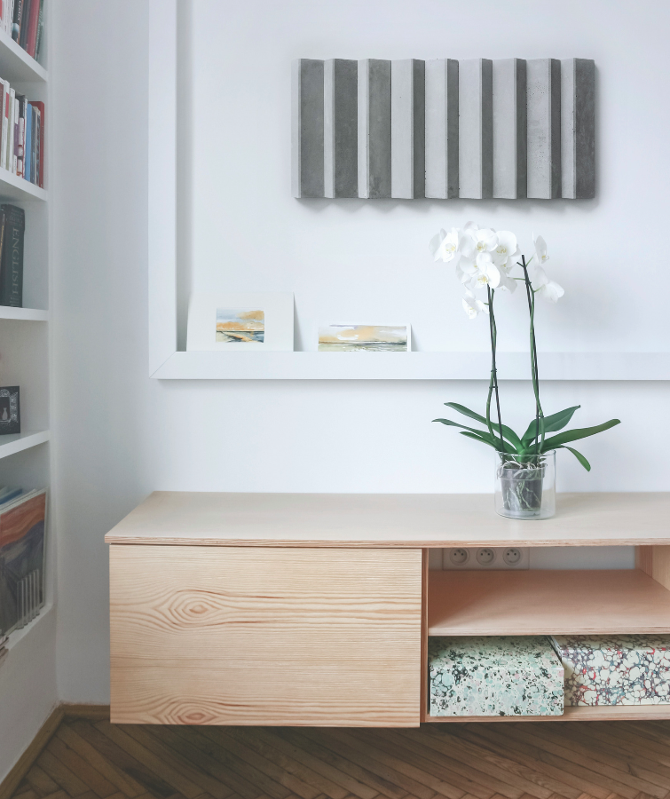 PLANK 1 - linia TEKT Concrete - MILKE - realizacja