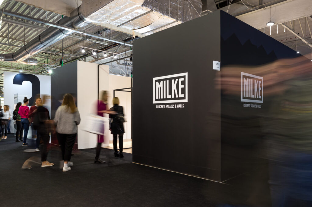 Stoisko MILKE i TEKT Concrete na targach Warsaw Home 2019
