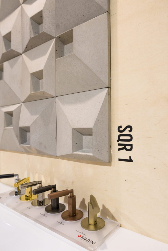Stoisko MILKE i TEKT Concrete na targach Warsaw Home 2019 - kafle SQR 1