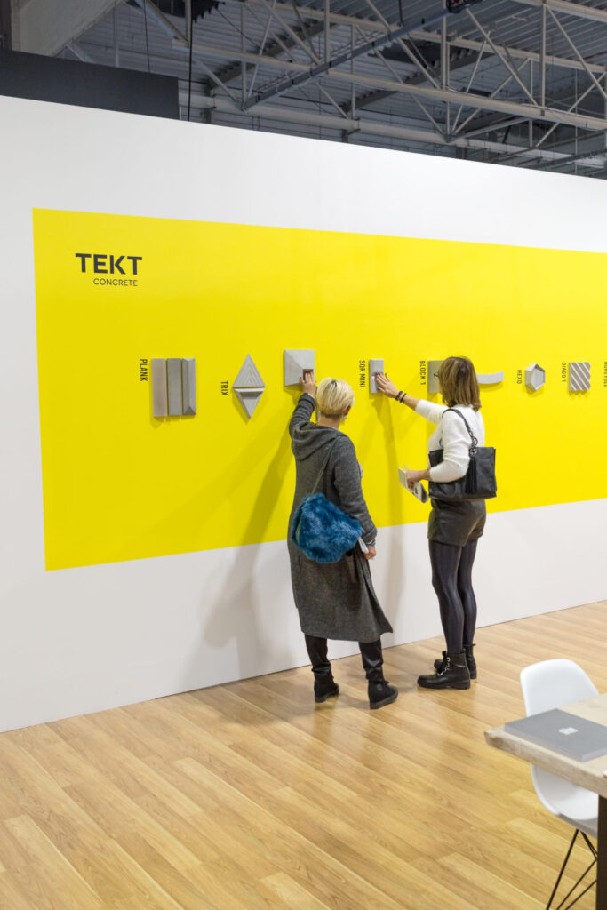 Stoisko MILKE i TEKT Concrete na targach Warsaw Home 2019