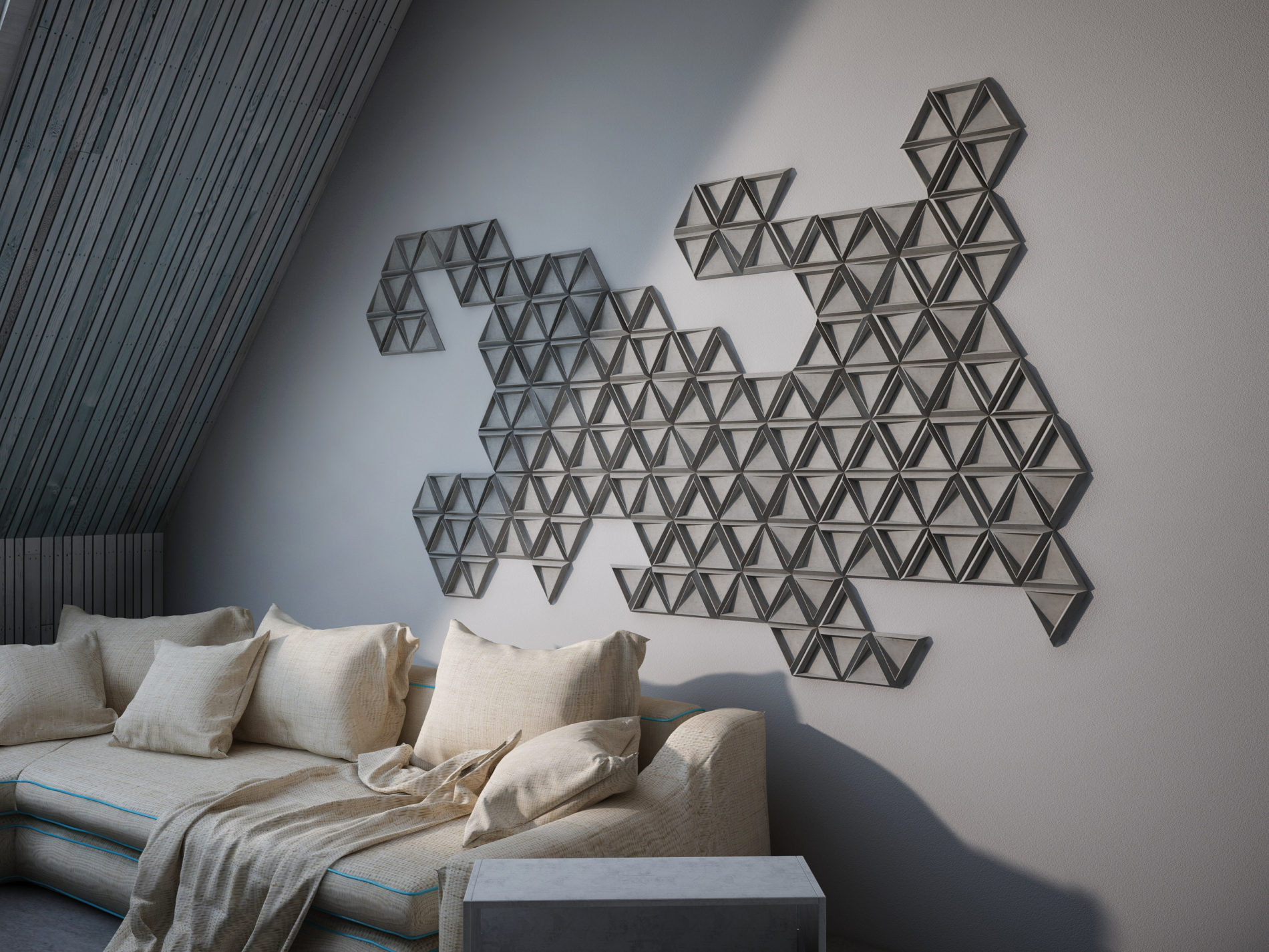 Kafle TRIX - TEKT Concrete - salon